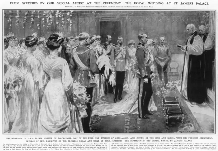 Framed Print : Fife Connaught Marriage Framed Print : Fife Connaught Marriage