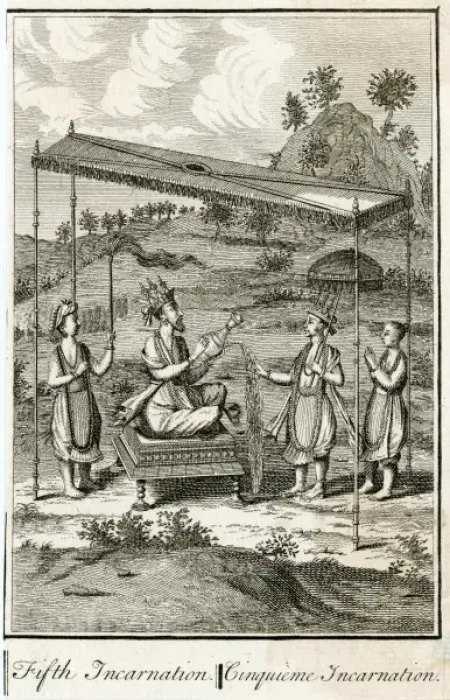 Framed Print : Fifth avatar of the Hindu god Vishnu