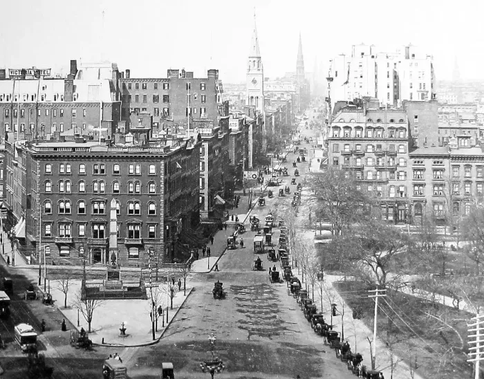 Framed Print : Fifth Avenue New York Victorian period Framed Print : Fifth Avenue New York Victorian period