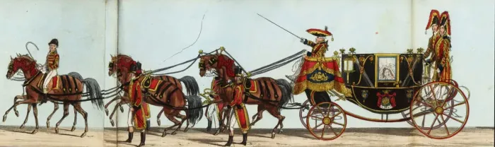 Framed Print : Fifth Carriage of the Royal Household in Queen Victoria s