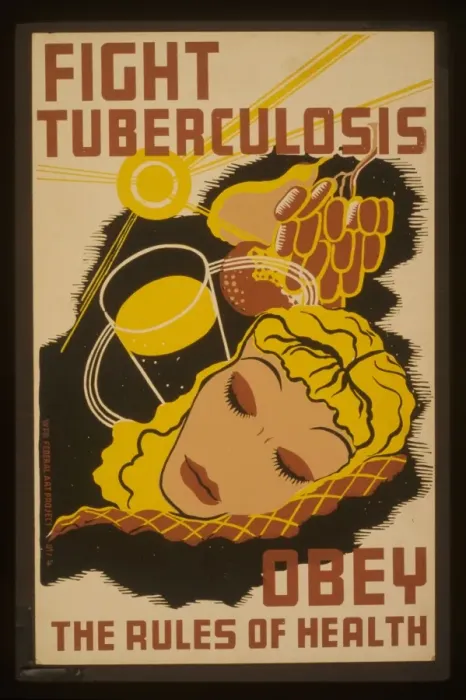 Framed Print : Fight tuberculosis - obey the rules of health Framed Print : Fight tuberculosis - obey the rules of health