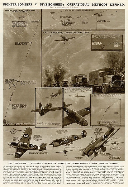 Fighter bombers v. dive bombers by G. H. Davis