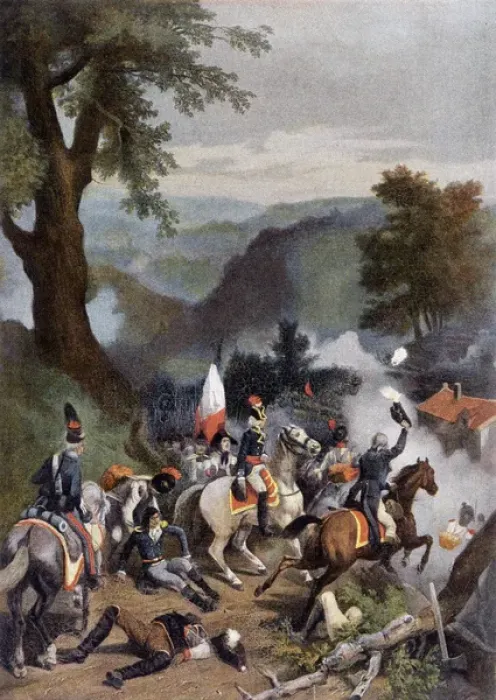 Framed Print : Fighting in Ardennes Framed Print : Fighting in Ardennes