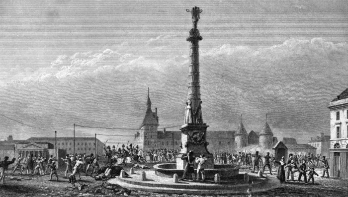 Framed Print : Fighting, Chatelet Framed Print : Fighting, Chatelet