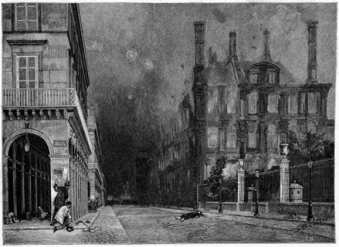 Framed Print : Fighting Rue Rivoli Framed Print : Fighting Rue Rivoli