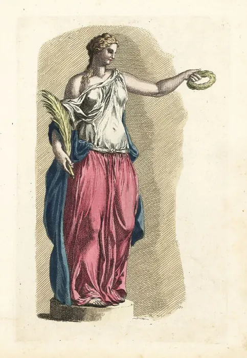 Framed Print : Figure of Ceres, Roman goddess of agriculture Framed Print : Figure of Ceres, Roman goddess of agriculture