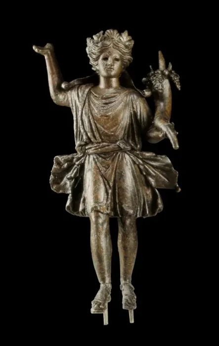 Framed Print : Figure with corn of abundance. 1st c. Probably Framed Print : Figure with corn of abundance. 1st c. Probably