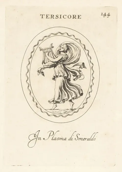 Framed Print : Figure of Erato or Terpsichore, Greek muses Framed Print : Figure of Erato or Terpsichore, Greek muses