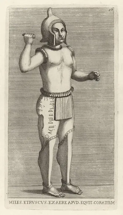 Framed Print : Figure of an Etruscan warrior, perhaps Halaesus Framed Print : Figure of an Etruscan warrior, perhaps Halaesus
