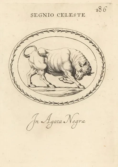 Framed Print : Figure of Taurus as a charging bull Framed Print : Figure of Taurus as a charging bull