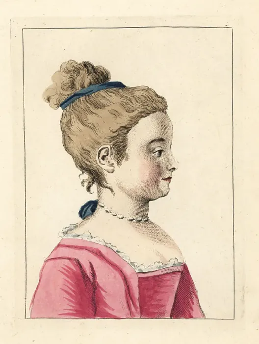 Framed Print : Figure of a young woman from a painting by old master Framed Print : Figure of a young woman from a painting by old master