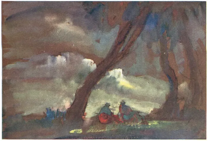 Framed Print : Figures By A Tree Framed Print : Figures By A Tree