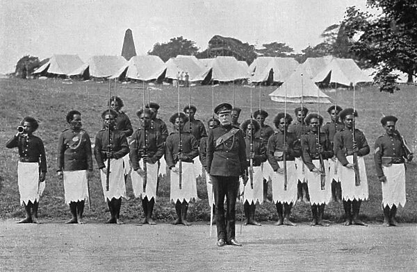 Fijian troops for the Front, WW1