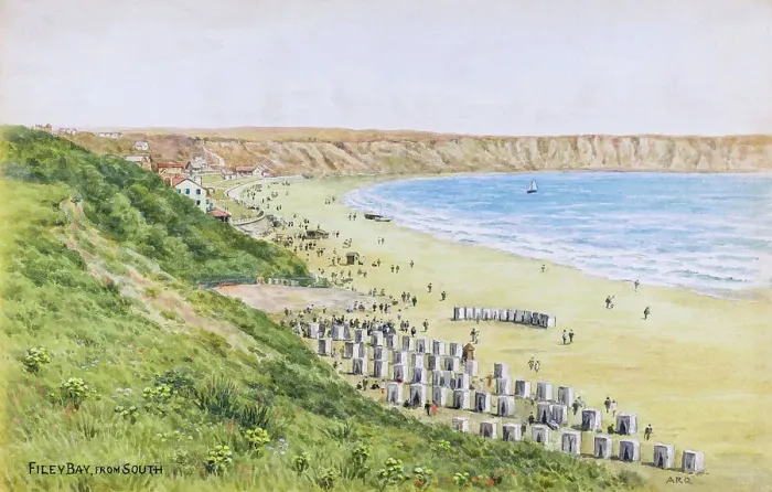 Framed Print : Filey Bay, North Yorkshire, viewed from the south Framed Print : Filey Bay, North Yorkshire, viewed from the south