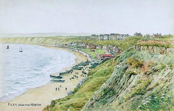 Filey, North Yorkshire, viewed from the north
