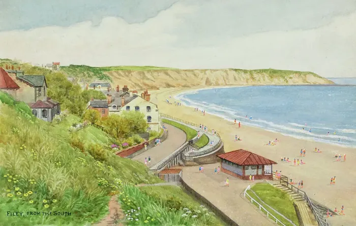 Framed Print : Filey, North Yorkshire, viewed from the south Framed Print : Filey, North Yorkshire, viewed from the south