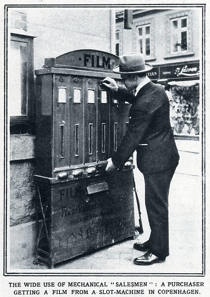 Film bought from a slot-machine 1928