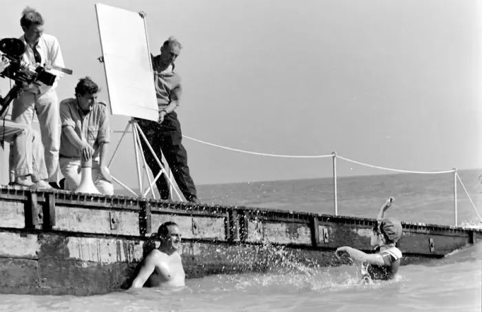 Framed Print : Filming of Half a Sixpence, Eastbourne, Sussex Framed Print : Filming of Half a Sixpence, Eastbourne, Sussex