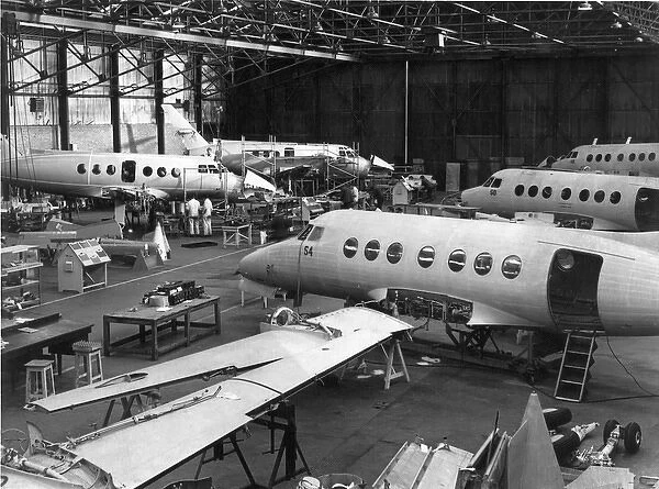 Final assembly of Jestream 200 aircraft at Scottish Aviation