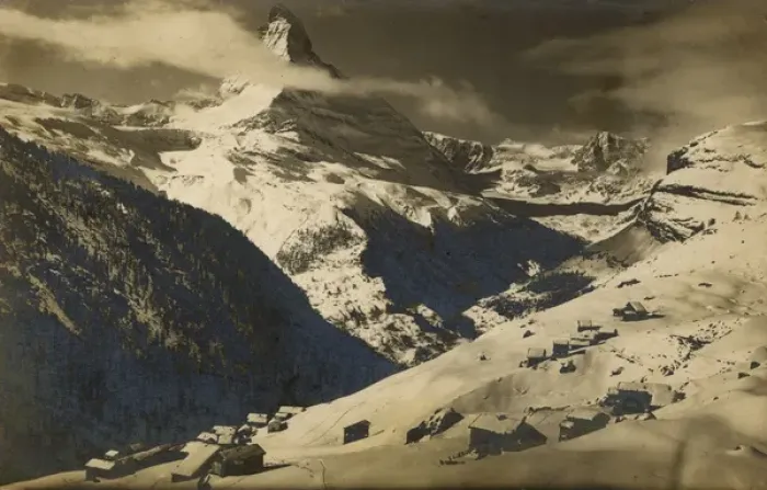 Framed Print : The Findel Glacier and Matterhorn - Zermatt, Switzerland Framed Print : The Findel Glacier and Matterhorn - Zermatt, Switzerland