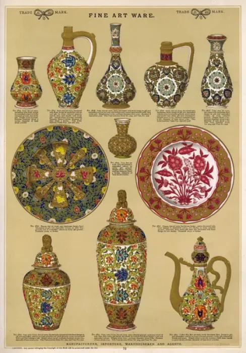 Framed Print : Fine Art Ware, Plate 72 Framed Print : Fine Art Ware, Plate 72