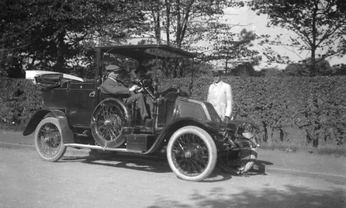 Framed Print : A fine Edwardian automobile Framed Print : A fine Edwardian automobile