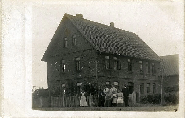 Fine House, Thought to be at Wendeburg, England