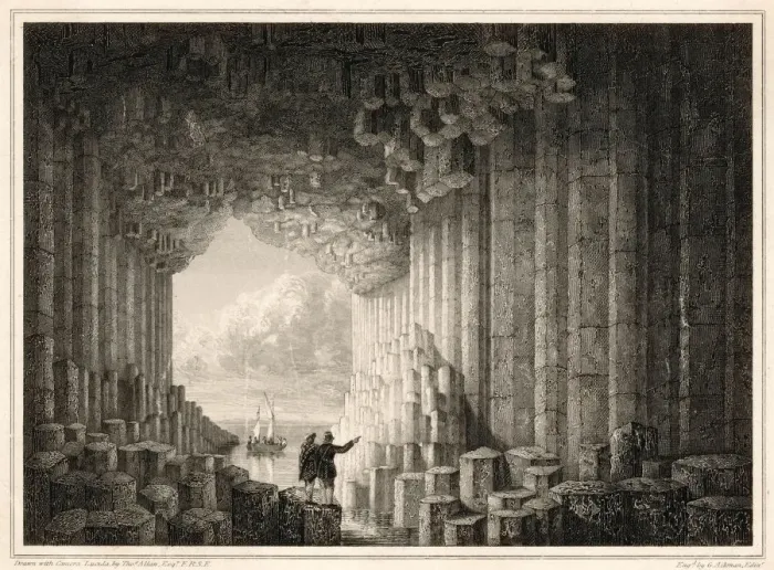 Framed Print : FINGALS CAVE / SCAFFA Framed Print : FINGALS CAVE / SCAFFA