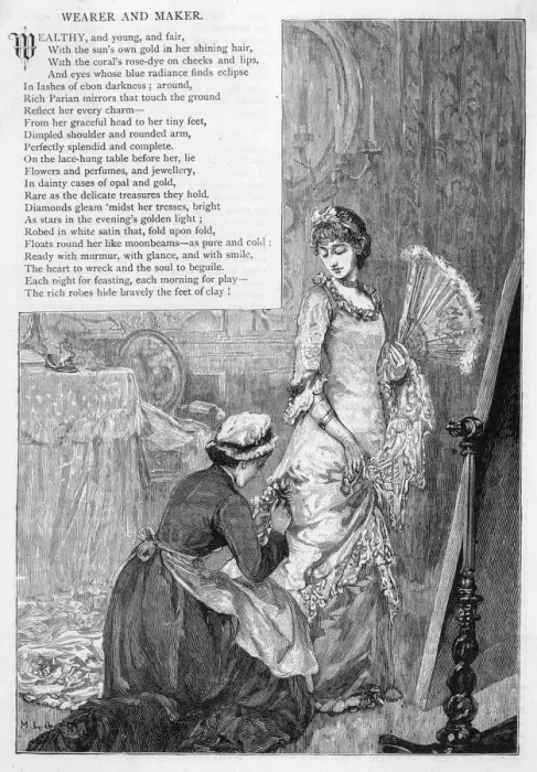 Framed Print : FINISHING TOUCHES 1884 Framed Print : FINISHING TOUCHES 1884
