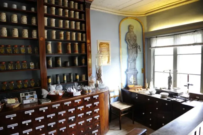 Framed Print : Finland. Turku. Pharmacy Museum and the Qwensel house. Colle
