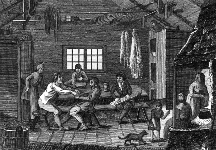 Framed Print : Finlanders singing, c. 1800 Framed Print : Finlanders singing, c. 1800