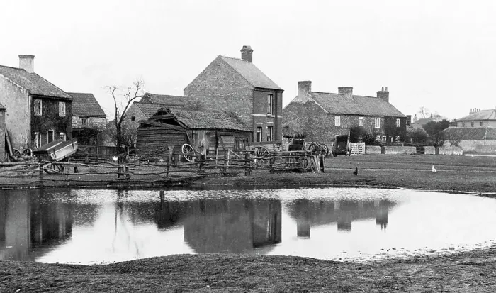 Framed Print : Finningley early 1900s