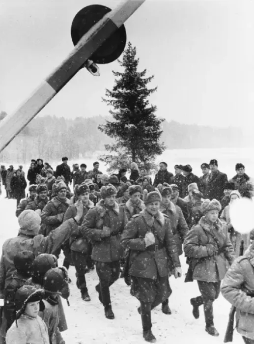 Framed Print : Finnish soldiers WWII Framed Print : Finnish soldiers WWII