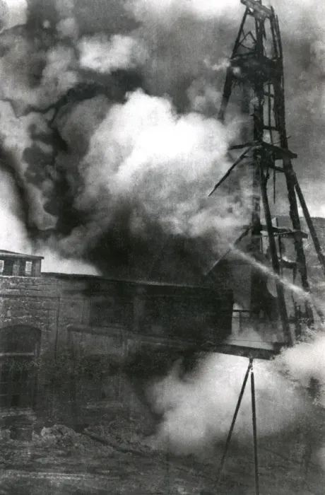 Framed Print : Fire in the Baku oilfields, Armenia Framed Print : Fire in the Baku oilfields, Armenia