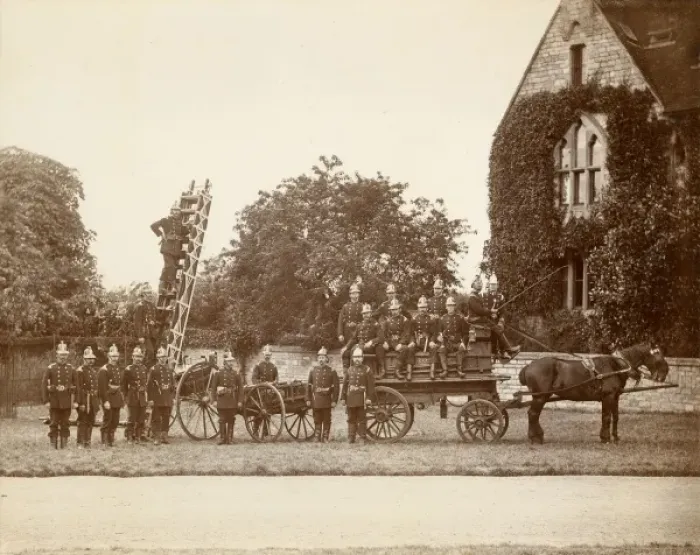 Framed Print : Fire Brigade & Engine Framed Print : Fire Brigade & Engine