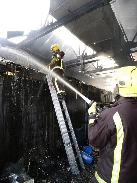 Fire at commercial premises, Walthamstow