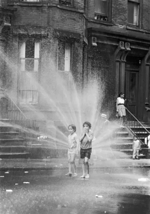 Framed Print : Fire Hydrant Street Play NYC 1969 Framed Print : Fire Hydrant Street Play NYC 1969