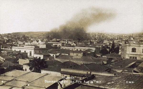 Fire at Thessaloniki - Commencement of the Fire (2  /  3)