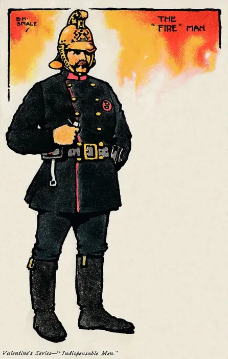 Framed Print : The Fireman Framed Print : The Fireman