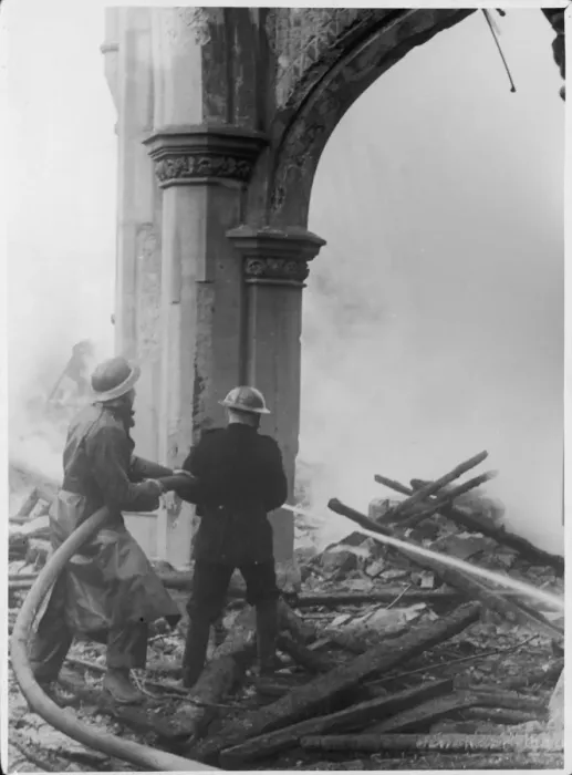 Framed Print : Firemen Hose Church Framed Print : Firemen Hose Church