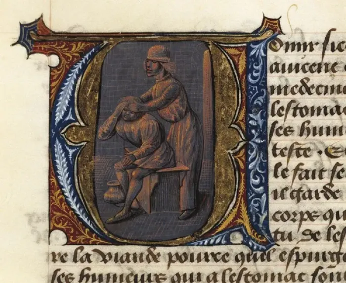 Framed Print : FIRENZE, Aldebrando da. Treaty of Medicine, 1356 Framed Print : FIRENZE, Aldebrando da. Treaty of Medicine, 1356