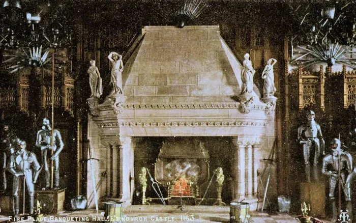 Framed Print : Fireplace, Banqueting Hall, Edinburgh Castle, Scotland Framed Print : Fireplace, Banqueting Hall, Edinburgh Castle, Scotland