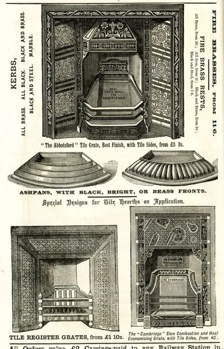 Framed Print : Fireplaces, Hearths, Grates and Kerbs Framed Print : Fireplaces, Hearths, Grates and Kerbs