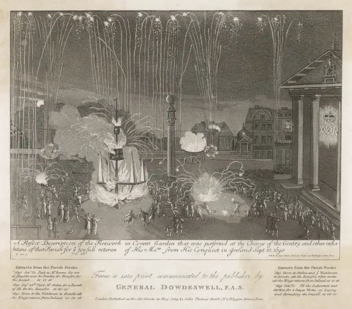 Framed Print : Fireworks after Boyne Framed Print : Fireworks after Boyne