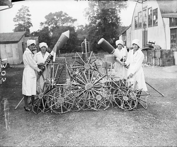 Fireworks Factory. Women from Brook's fireworks factory