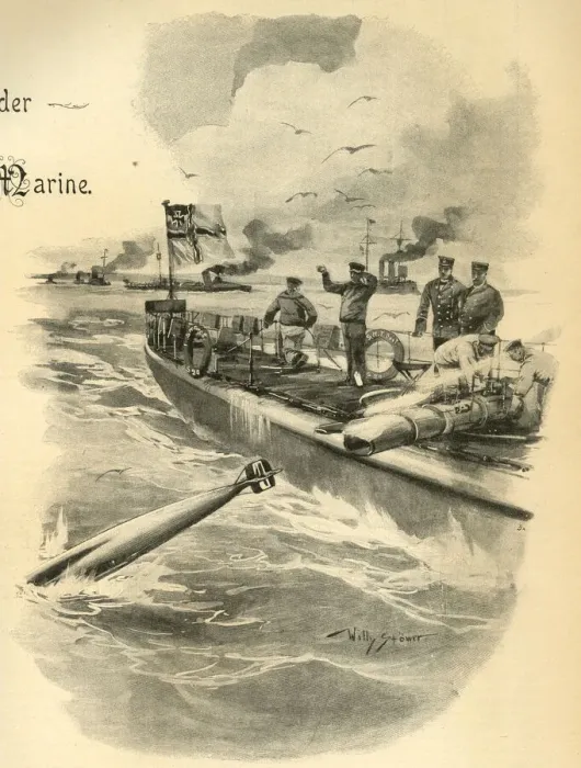 Framed Print : Firing a torpedo out of a tube Framed Print : Firing a torpedo out of a tube