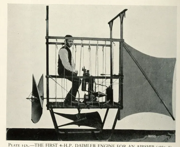 Framed Print : First 4 HP Daimler engine for an airship Framed Print : First 4 HP Daimler engine for an airship