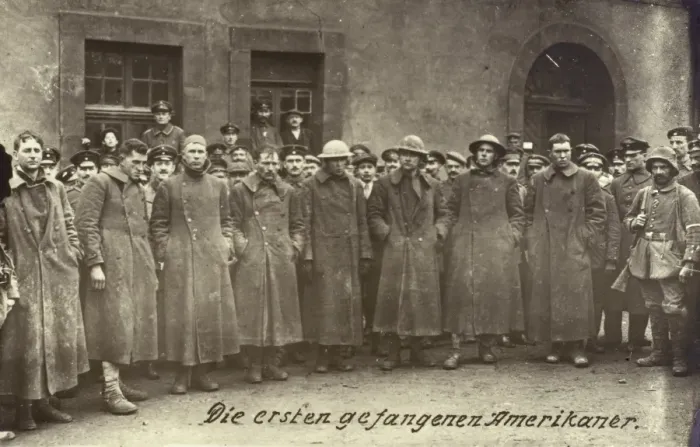 Framed Print : First American POWs - WWI - 1917 Framed Print : First American POWs - WWI - 1917