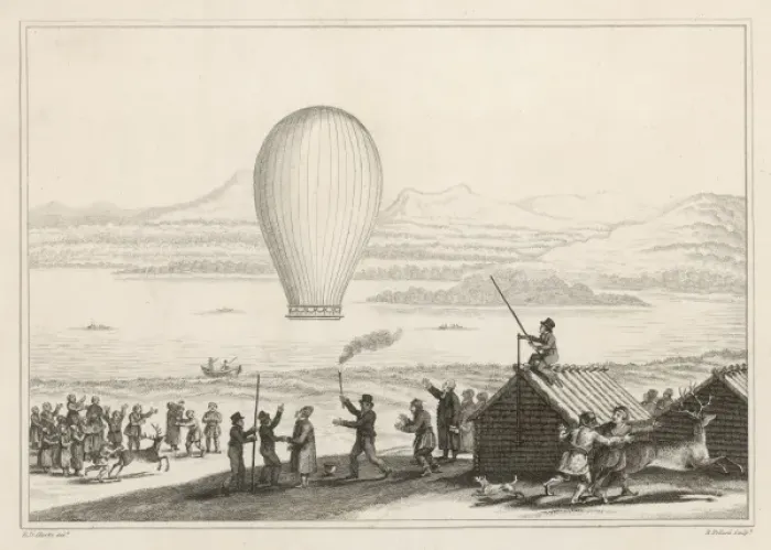 Framed Print : First Arctic Balloon Framed Print : First Arctic Balloon