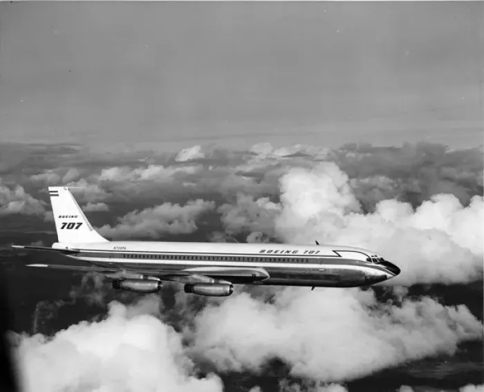 Framed Print : The first Boeing 707-121 N708PA Framed Print : The first Boeing 707-121 N708PA